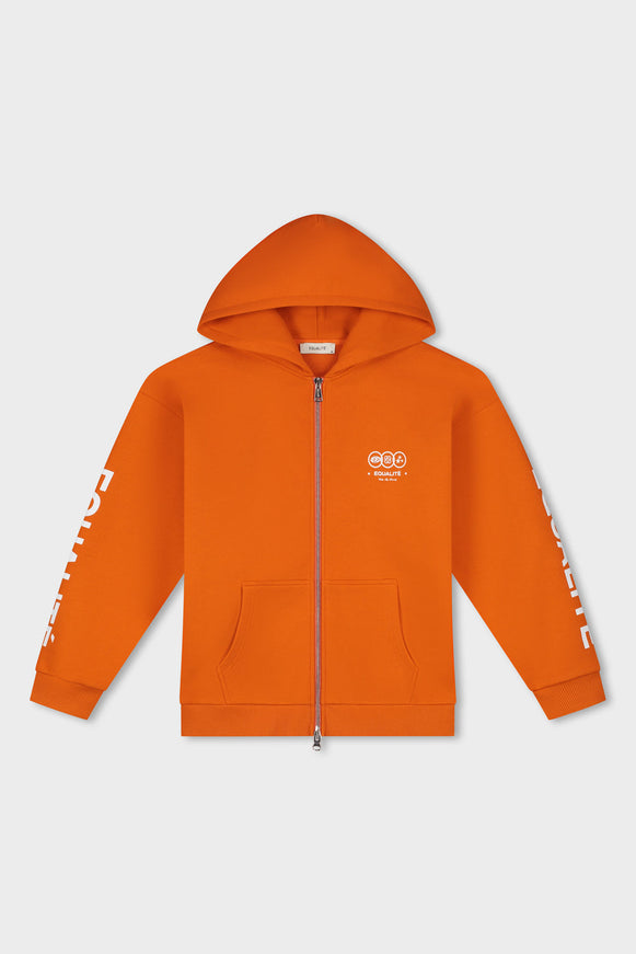 Equalite Equalite Zip Hoodie Universe SS26 Orange
