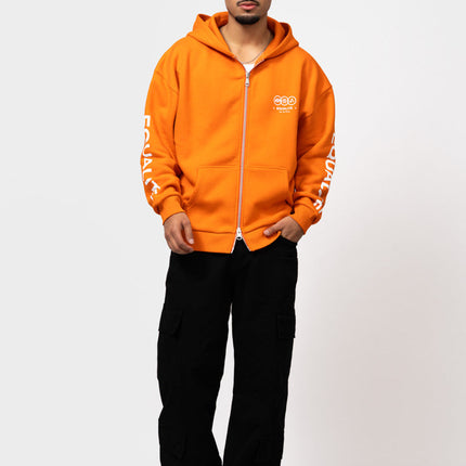 Equalite Equalite Zip Hoodie Universe SS26 Orange