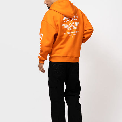 Equalite Equalite Zip Hoodie Universe SS26 Orange