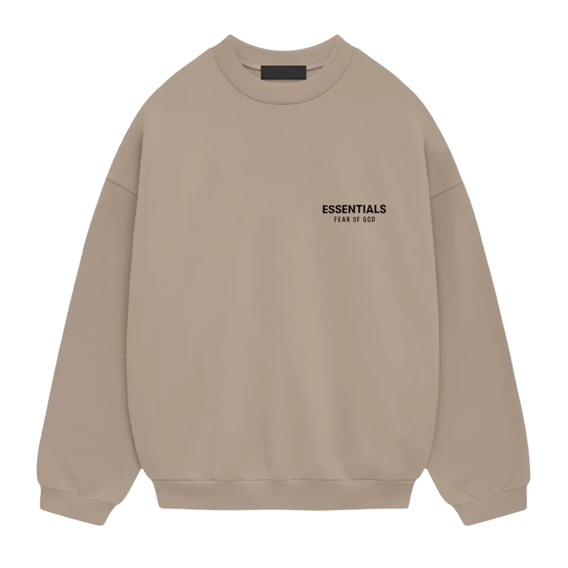 Essentials Fear Of God Essentials Fear Of God Crewneck FW25 Desert Sand