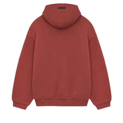 Essentials Fear Of God Essentials Fear Of God Hoodie Crimson Red
