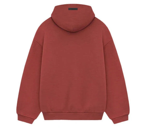 Essentials Fear Of God Essentials Fear Of God Hoodie Crimson Red