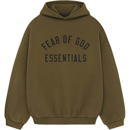 Essentials Fear Of God Essentials Fear Of God Hoodie Fleece Olive