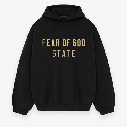 Essentials Fear Of God Essentials Fear Of God Hoodie FW25 State Black