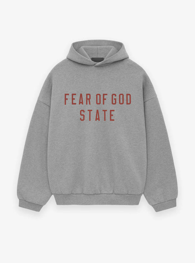 Essentials Fear Of God Essentials Fear Of God Hoodie FW25 State Grey