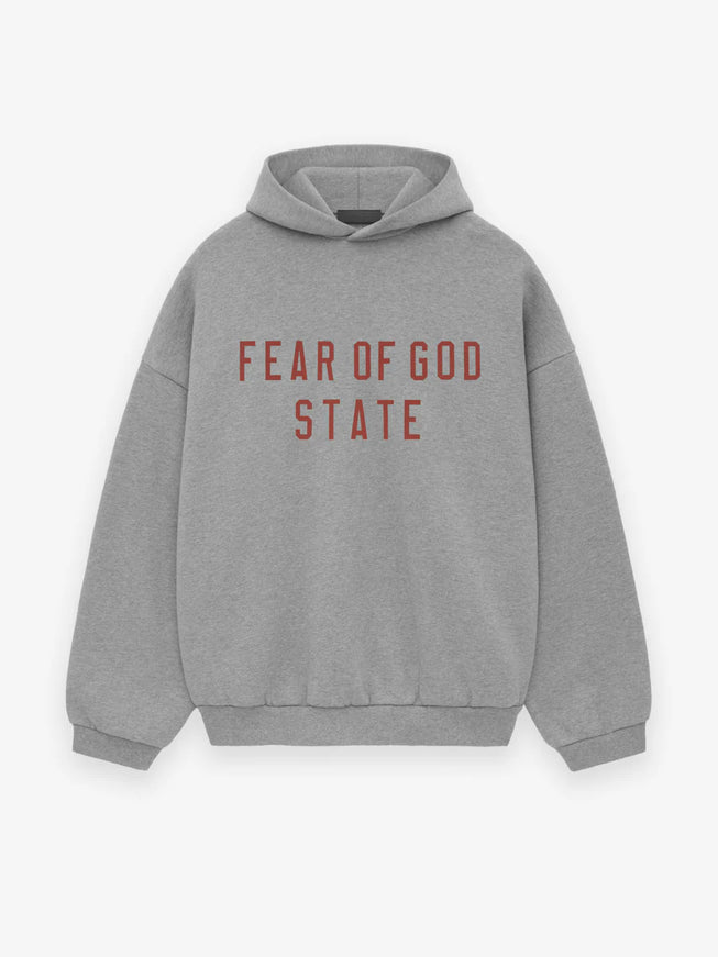Essentials Fear Of God Essentials Fear Of God Hoodie FW25 State Grey