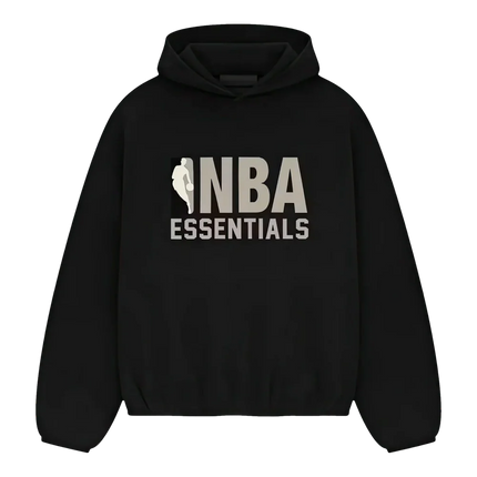 Essentials Fear Of God Essentials Fear Of God Hoodie NBA FW25 Black/Grey
