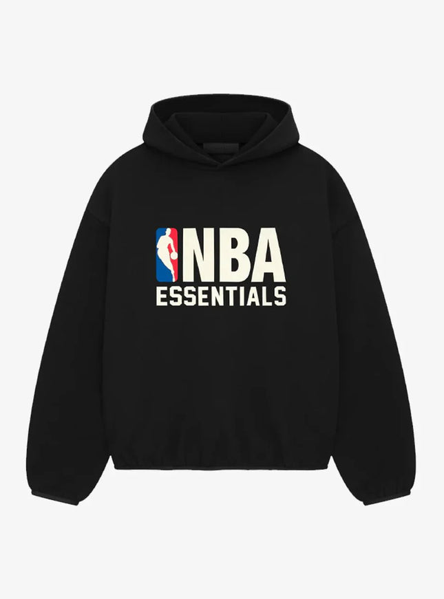 Essentials Fear Of God Essentials Fear Of God Hoodie NBA FW25 Black/White