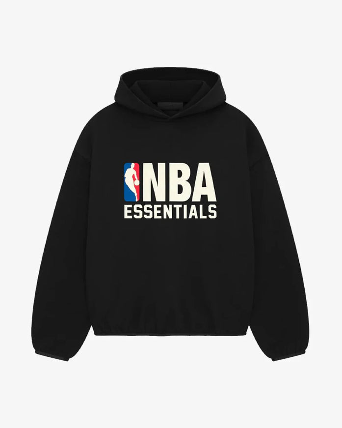 Essentials Fear Of God Essentials Fear Of God Hoodie NBA FW25 Black/White