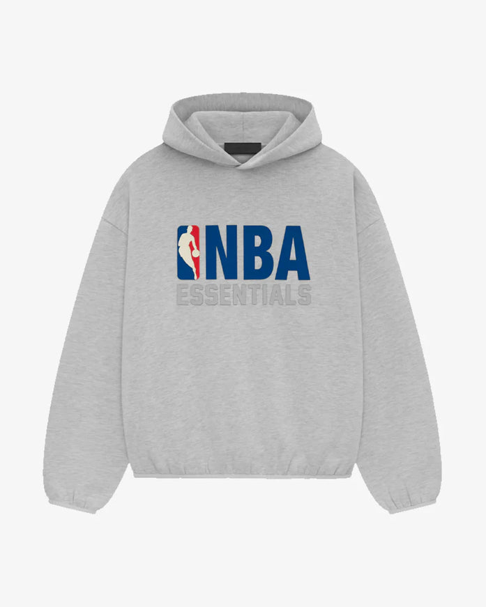 Essentials Fear Of God Essentials Fear Of God Hoodie NBA FW25 Light Heather