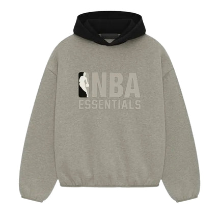 Essentials Fear Of God Essentials Fear Of God Hoodie NBA FW25 Warm Heather/Black
