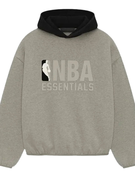 Essentials Fear Of God Essentials Fear Of God Hoodie NBA FW25 Warm Heather/Black