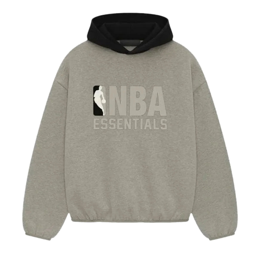 Essentials Fear Of God Essentials Fear Of God Hoodie NBA FW25 Warm Heather/Black