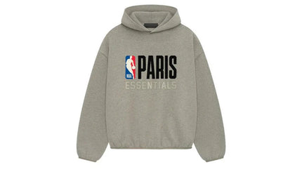 Essentials Fear Of God Essentials Fear Of God Hoodie X NBA Paris FW25 Warm Heather