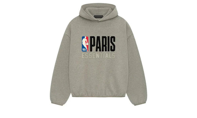 Essentials Fear Of God Essentials Fear Of God Hoodie X NBA Paris FW25 Warm Heather