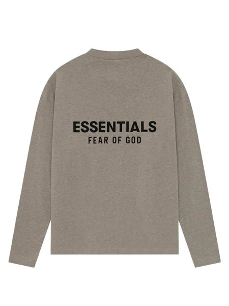 Essentials Fear Of God Essentials Fear Of God Longsleeve Classic Homestead Heather