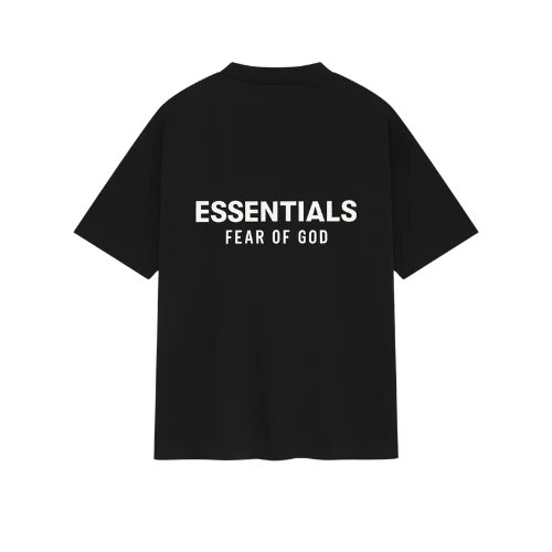 Essentials Fear Of God Essentials Fear Of God T-Shirt Classic Jet Black