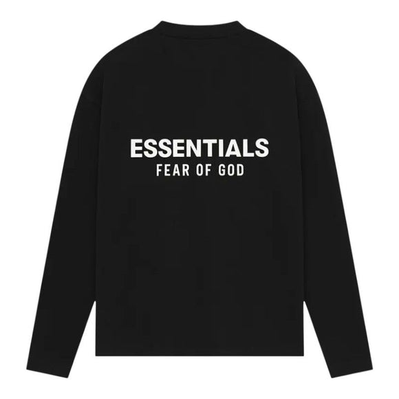 Essentials Fear Of God Fear of God Longsleeve SS26 Jett Black