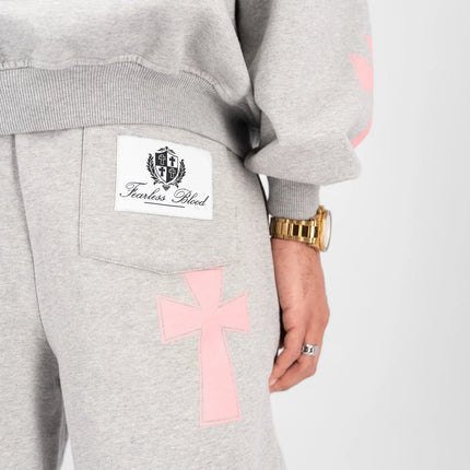 Fearless Blood Fearless Blood Short Cross SS25 Grey Melee Vintage