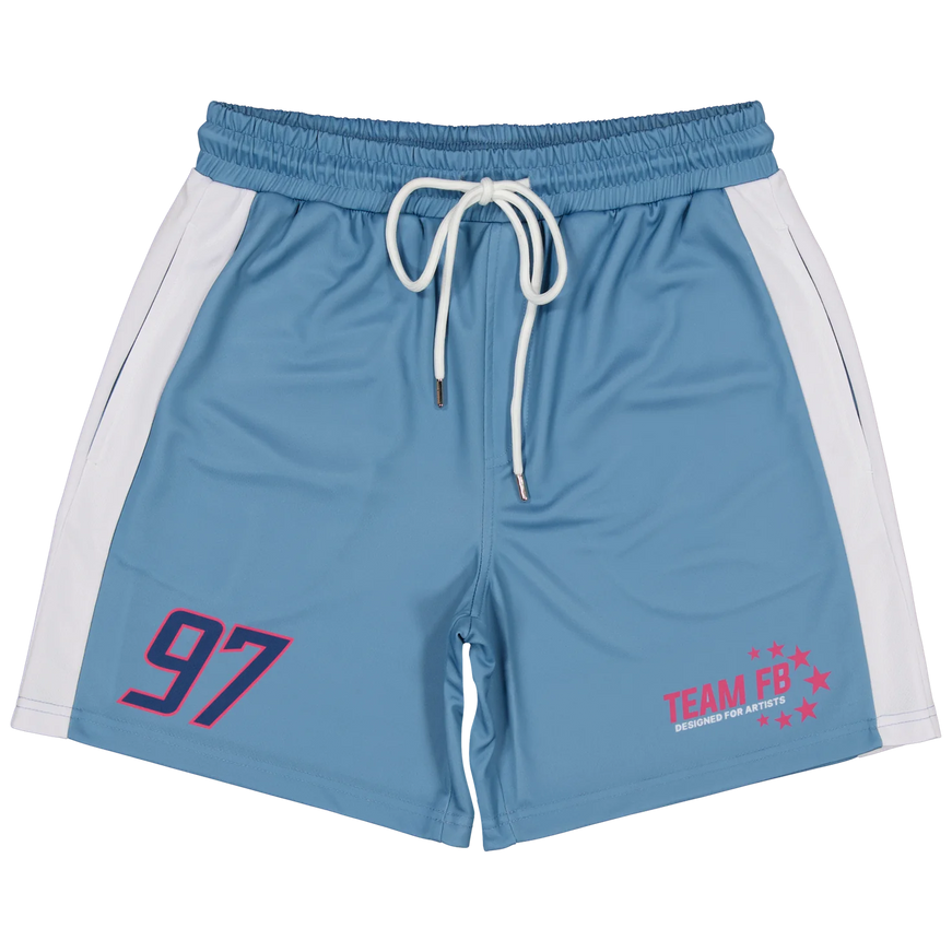 Fearless Blood Fearless Blood Short FB-Racing-Shorts-01 SS25 Pool Blue