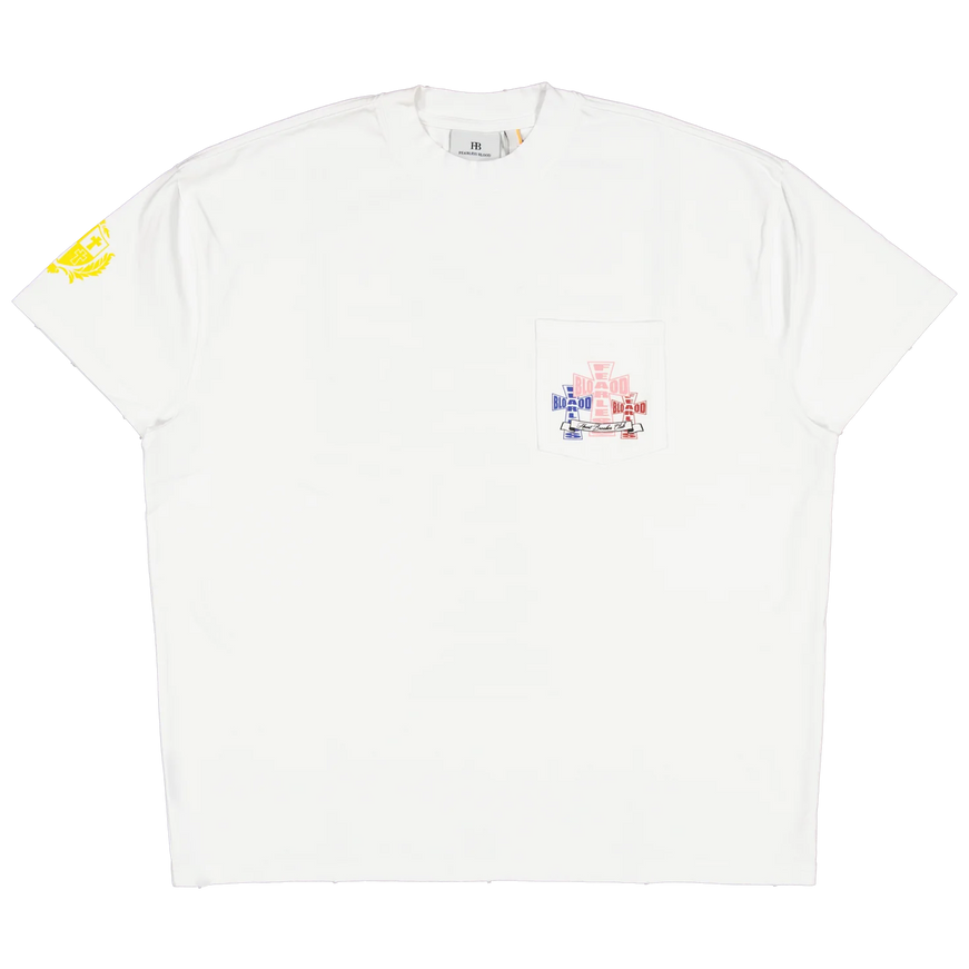 Fearless Blood Fearless Blood T-Shirt Cross SS25 Real White