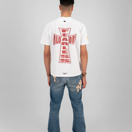 Fearless Blood Fearless Blood T-Shirt Cross SS25 Real White