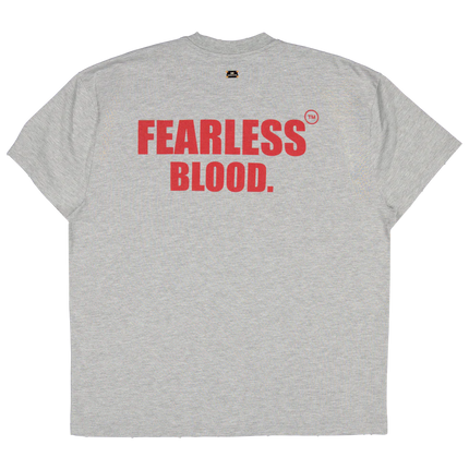 Fearless Blood Fearless Blood T-Shirt Leader Club SS25 Grey Melee Vintage