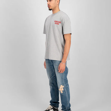 Fearless Blood Fearless Blood T-Shirt Leader Club SS25 Grey Melee Vintage