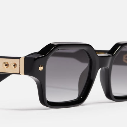 John Dalia John Dalia P09 C600 SS25 Shiny Black/ Yellow Gold