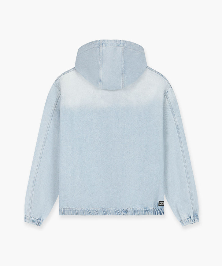 Jorcustom Jorcustom Denim Hooded Jacket Custom Society SS26 Light Blue