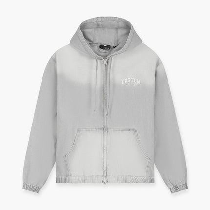 Jorcustom Jorcustom Denim Hooded Jacket Custom Society SS26 Light Grey