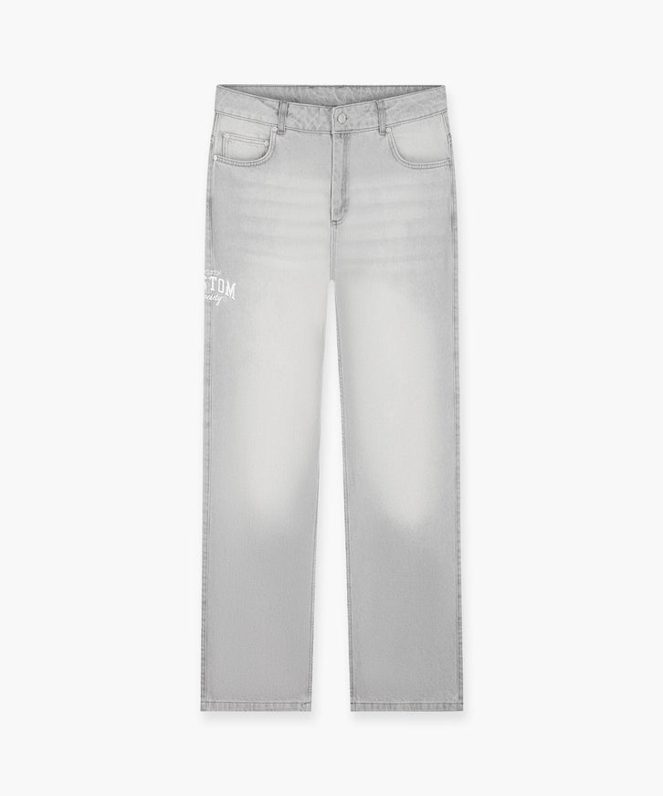 Jorcustom Jorcustom Denim Straight Jeans Custom Society SS26 Light Grey