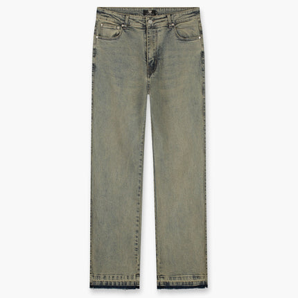 Jorcustom Jorcustom Jeans Straight Fit Open Hem SS26 Washed Green