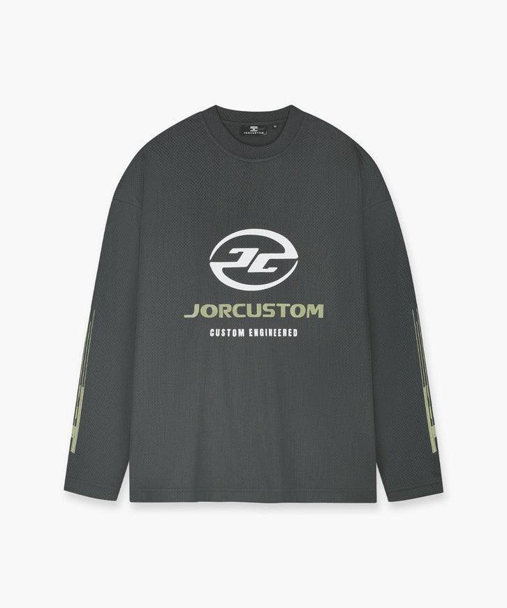 Jorcustom Jorcustom Longsleeve  Engineered Mesh SS26 Anthracite