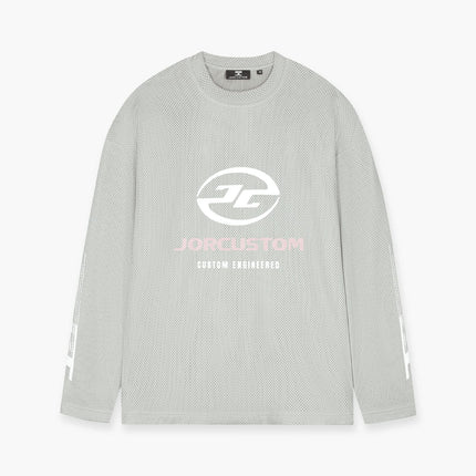 Jorcustom Jorcustom Longsleeve  Engineered Mesh SS26 Light Grey