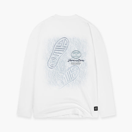 Jorcustom Jorcustom Longsleeve Footprint FW26 White