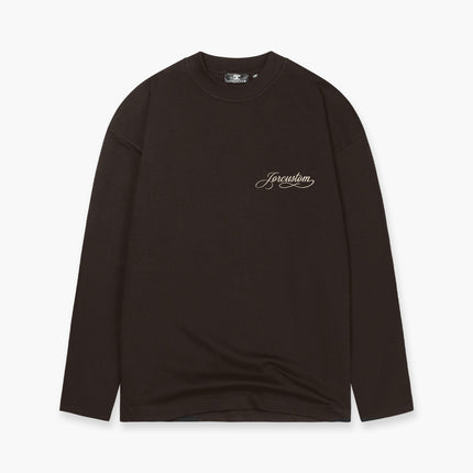 Jorcustom Jorcustom Longsleeve Handrscript SS26 Brown