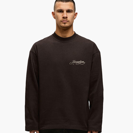 Jorcustom Jorcustom Longsleeve Handrscript SS26 Brown