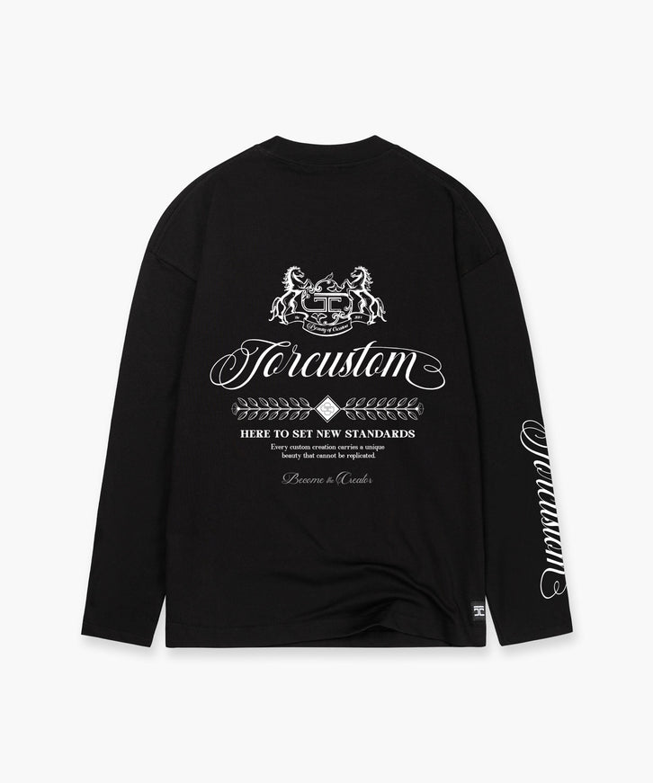 Jorcustom Jorcustom Longsleeve Handscript 2.0 FW26 Black