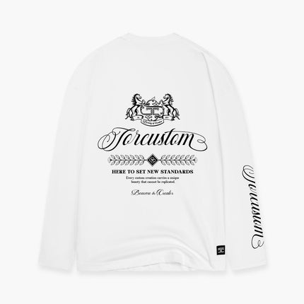 Jorcustom Jorcustom Longsleeve Handscript 2.0 FW26 White