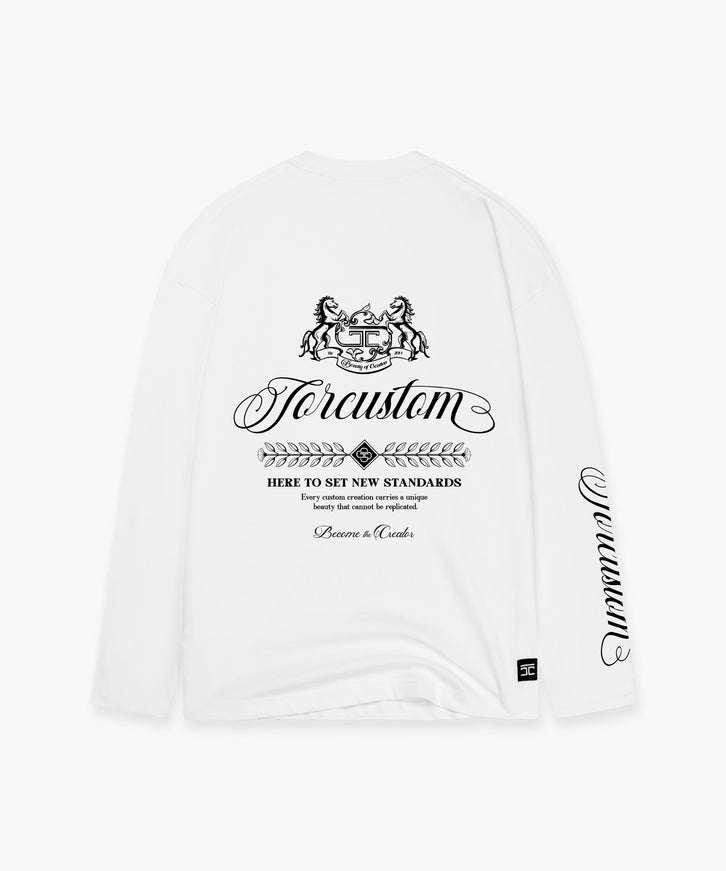 Jorcustom Jorcustom Longsleeve Handscript 2.0 FW26 White