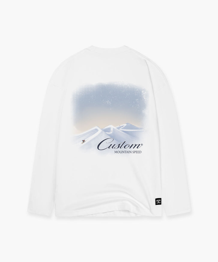 Jorcustom Jorcustom Longsleeve MountainSpeed FW26 White