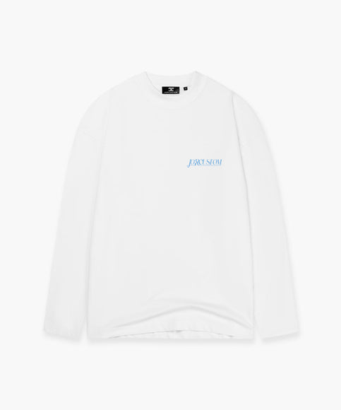 Jorcustom Jorcustom Longsleeve Script SS26 White