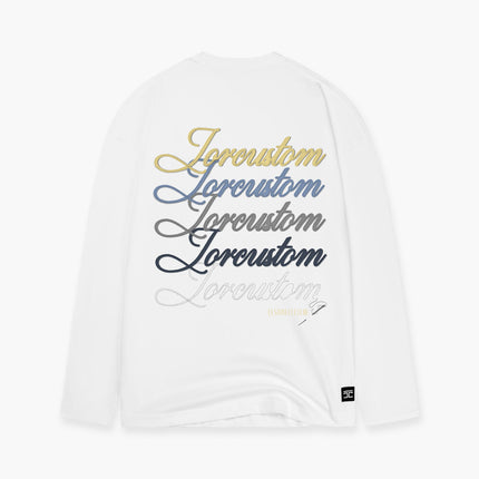 Jorcustom Jorcustom Longsleeve Stitched SS26 White