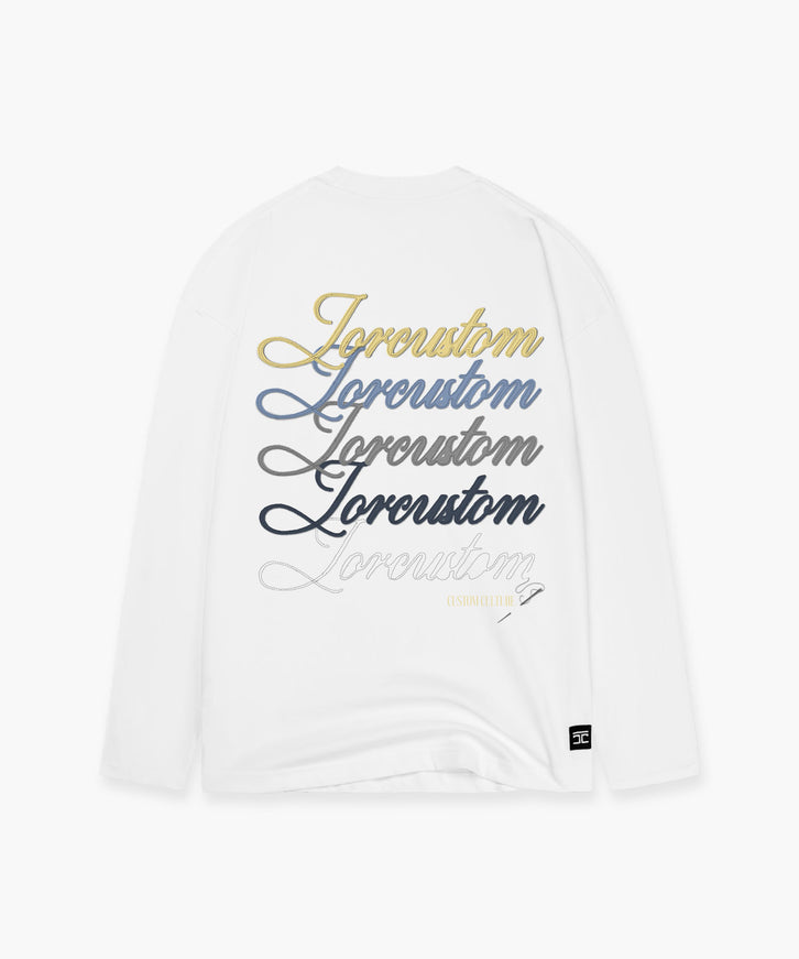 Jorcustom Jorcustom Longsleeve Stitched SS26 White