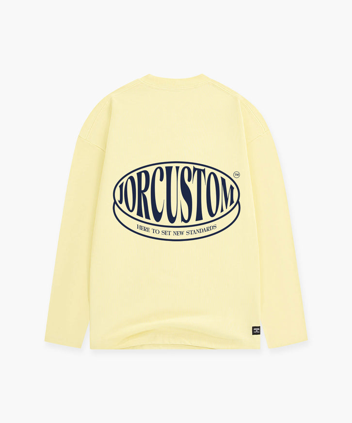 Jorcustom Jorcustom Longsleeve Stretched SS26 Vintage Yellow