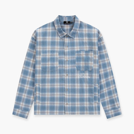 Jorcustom Jorcustom Overshirt Flannel FW26 Bounty Blue