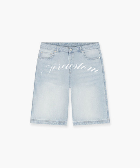Jorcustom Jorcustom Short Jersey Denim SS26 Light Blue