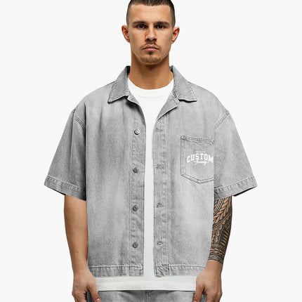 Jorcustom Jorcustom Short Sleeve Jacket Custom Society SS26 Light Grey