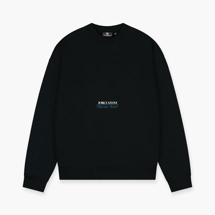 Jorcustom Jorcustom Sweater Crewneck Fleece SkiGlass FW26 Black